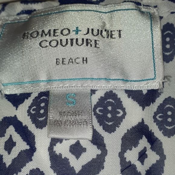 Romeo + Juliet Beach Pattern & Stripe Swim Cover S - Picture 5 of 8